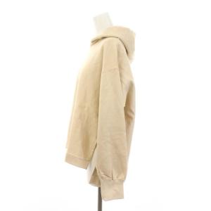 SHIPS ニュアンスカラーフードパーカー プルオーバー F ベージュ