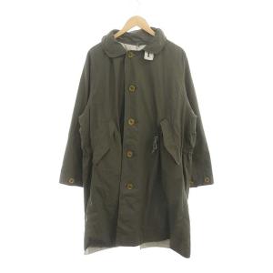 リップストップの908ステンカラーコート 02 カーキ