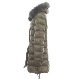 DUVETICA EFIRA フォックスファー ダウンコート アウター フード 44 ダークベージュ