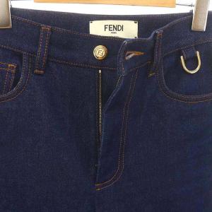 FENDI AMGQ デニムハイウエストパンツ 38 インディゴ