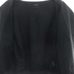 Theory 22AW Sleek Saxony Varsity JKT ブルゾン ジャケット 総裏地 P ダークグレー