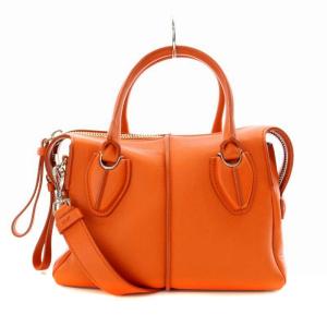 TOD'S Dスタイリング マイクロ 2WAYバッグ オレンジ