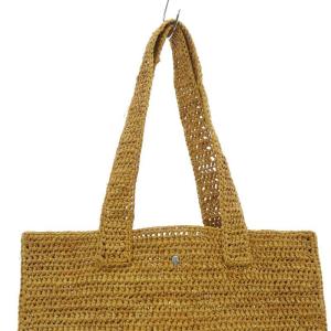 HELEN KAMINSKI ラフィア トートバッグ ハンドバッグ 茶色 ブラウン