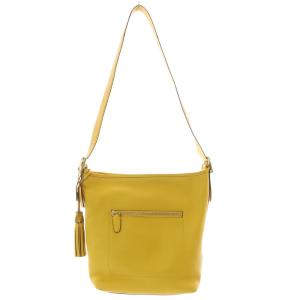 COACH レガシー レザーダッフル ショルダーバッグ 黄色 イエロー 19889