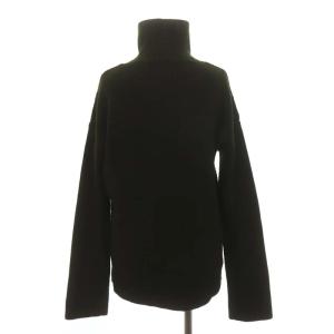 Helmut Lang ウール カシミヤ混 タートルネックニット S カーキ