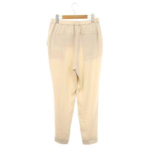 theory luxe 24SS Flow Pia クロップドパンツ テーパード センタープレス タック ジッパーフライ 38