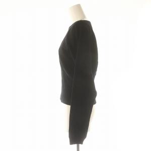 MM6 Maison Margiela 切替 ニットプルオーバー セーター 長袖 38 S 黒 ブラック