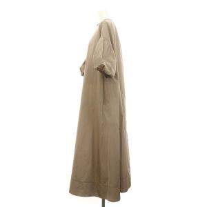 23SS ナチュラルドライタフタ バルーンスリーブワンピース 36