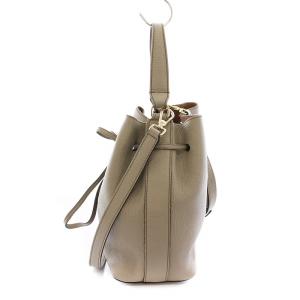 FURLA コスタンザ COSTANZA ショルダーバッグ 斜めがけ ハンドバッグ 2WAY 巾着 レザー グレージュ