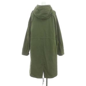 FREAK'S STORE ボアライナー モッズコート アウター ブルゾン フード付き ライナー付き F カーキ 緑 グリーン