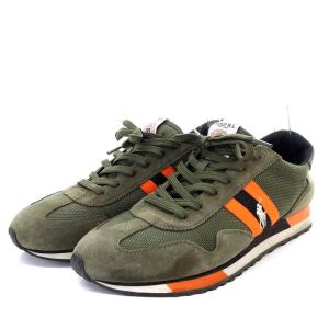 POLO RALPH LAUREN TRAIN スニーカー ローカット US9 27.5cm カーキ