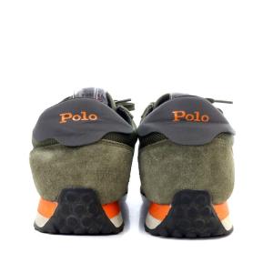 POLO RALPH LAUREN TRAIN スニーカー ローカット US9 27.5cm カーキ