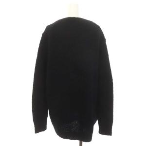 MADISONBLUE Deuxieme 22AW LOOSE BIG V カーディガン 01 ブラック