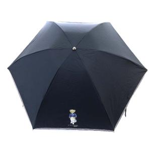 傘 日傘 雨傘 晴雨兼用 ポロベア アンブレラ パラソル 折りたたみ傘 黒 ブラック