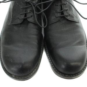 JUNYA WATANABE コムデギャルソン COMME des GARCONS レザー ドレスシューズ S 26cm 黒 ブラック