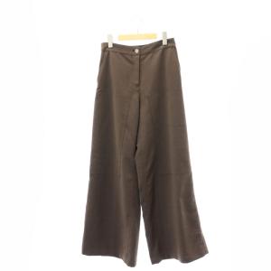 24SS Crisp Twill Cargo Wide PNT J パンツ ワイド ストレッチ 0 茶 ブラウン