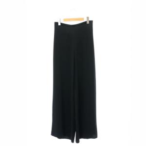 23SS POWDER CREPE WIDE LEG PO GH パンツ ワイド イージー S 黒 ブラック
