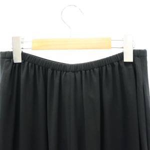 Theory 23SS POWDER CREPE WIDE LEG PO GH パンツ ワイド イージー S 黒 ブラック