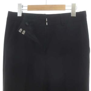 Theory 24SS Traceable Wool CL Trouser パンツ スラックス ストレート センタープレス タック 2 黒