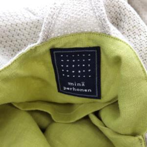 mina perhonen USA BAG ハンドバッグ うさぎモチーフ ベージュ