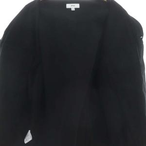 HYKE BIG FIT ツイルジャケット タイプ3 薄手 ステンカラー 1 黒 ブラック