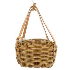 レザー フラップ ショルダーバッグ ブラウン（2024/04/16買取