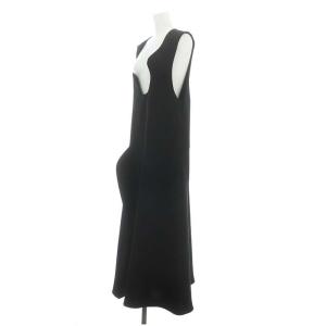 ENFOLD 23AW ROUND NECK JUMPER DRESS ワンピース ロング丈 38 ブラック