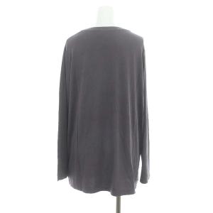 gelato pique ルームウェア セットアップ Tシャツ ロンT カットソー 長袖 パンツ イージー ロゴ F チャコールグレー