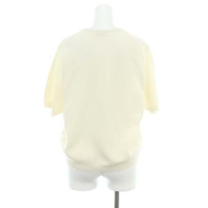 Plage 23AW compact プルオーバー サマーニット セーター 半袖 オフホワイト