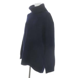 Deuxieme Classe JADEタートルネックニット セーター 長袖 プルオーバー ウール カシミヤ混 紺 ネイビー