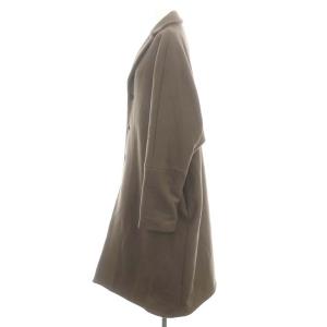 suzukitakayuki ロングコート アウター ウール 2 茶 ブラウン