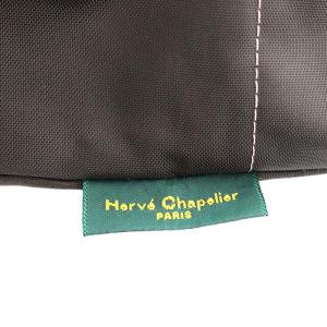 Hervé Chapelier トートバッグ 舟型ショルダーL ナイロン 茶 ブラウン ピンク 925N