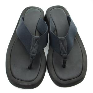 The Row ギンザ GINZA トングサンダル フラット 37 24cm 紺 ネイビー 黒 ブラック /YO SH