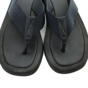 The Row ギンザ GINZA トングサンダル フラット 37 24cm 紺 ネイビー 黒 ブラック /YO SH