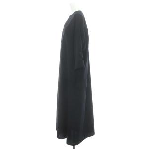 MADISONBLUE キーネック スリット ロングワンピース 00 ネイビー