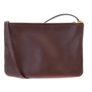 CELINE トリオ スモール ショルダーバッグ ボルドー