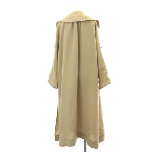 Spick&Span ビックカラーガウンコート スプリングコート ロング 36 ベージュ