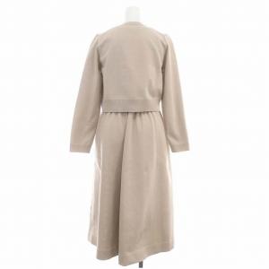 CELFORD 24SS ノースリニットOP&カーディガンセット ワンピース ロング 36 S ピンクベージュ