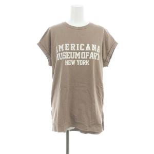 MICA&DEAL別注 ロールアップカットソー プルオーバー コットン モカ