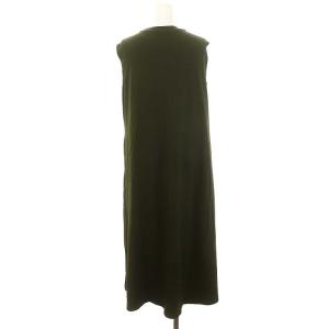 Theory 23SS RUBRIC MUSCLE TEE DRESS ワンピース ロング ノースリーブ P カーキ