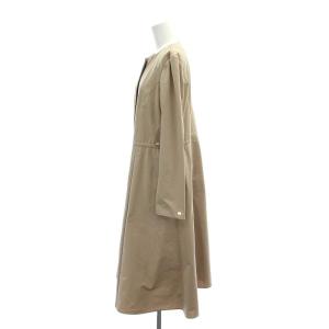 TOCCA 24SS TORCH ノーカラーコート スプリングコート ロング 4 ベージュ