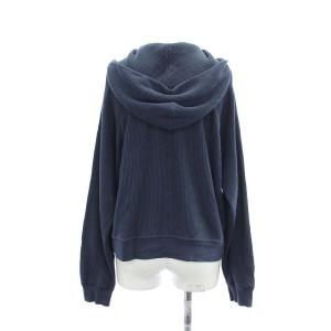 AMERICANA サーマルジップアップパーカー 長袖 紺 ネイビー