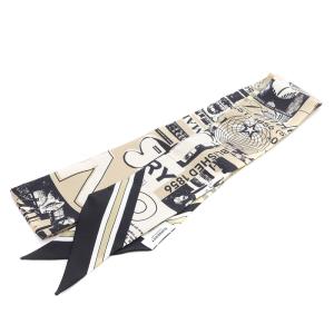 BURBERRY ノバチェックスカーフ シルク べージュ ブラック 8063379