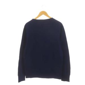 LOOPWHEELER ×ビームス BEAMS ロゴクルーネックスウェット プルオーバー 長袖 XL 紺 ネイビー