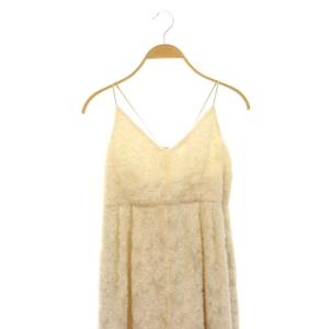 CLANE 23SS フリンジ キャミソール オールインワン パンツ ワイド 1 アイボリー /HK OS SH