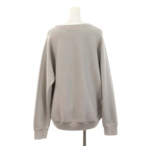 ebure 24SS クルーネック スウェットニット セーター 長袖 グレー