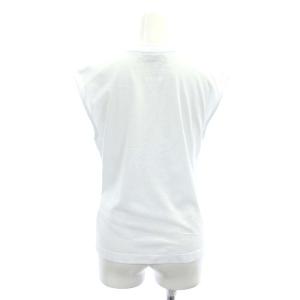 MSGM アシンメトリーチュールトップス カットソー ノースリーブ S ライトブルー /DO OS