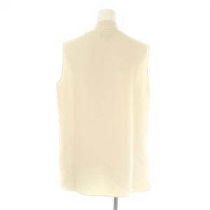 Theory CREPE COMBO RIB V SHELL ブラウス プルオーバー ノースリープ CREPE COMBO COMBO PLT