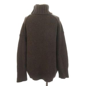 GALERIE VIE ファインウール タートルネックプルオーバー ニット セーター 長袖 S グレー
