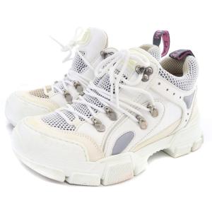 GUCCI フラッシュトレック スニーカー 23.5cm 白 ホワイト